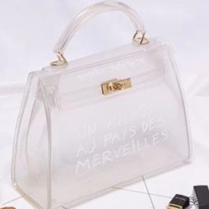 Clear Hand Bag-Brand New